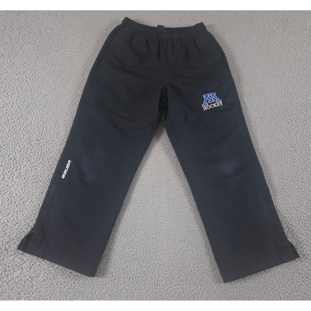 Bauer Pants Youth S Black‎ Straight Leg Lightweight Warm-Up Hockey MN Training